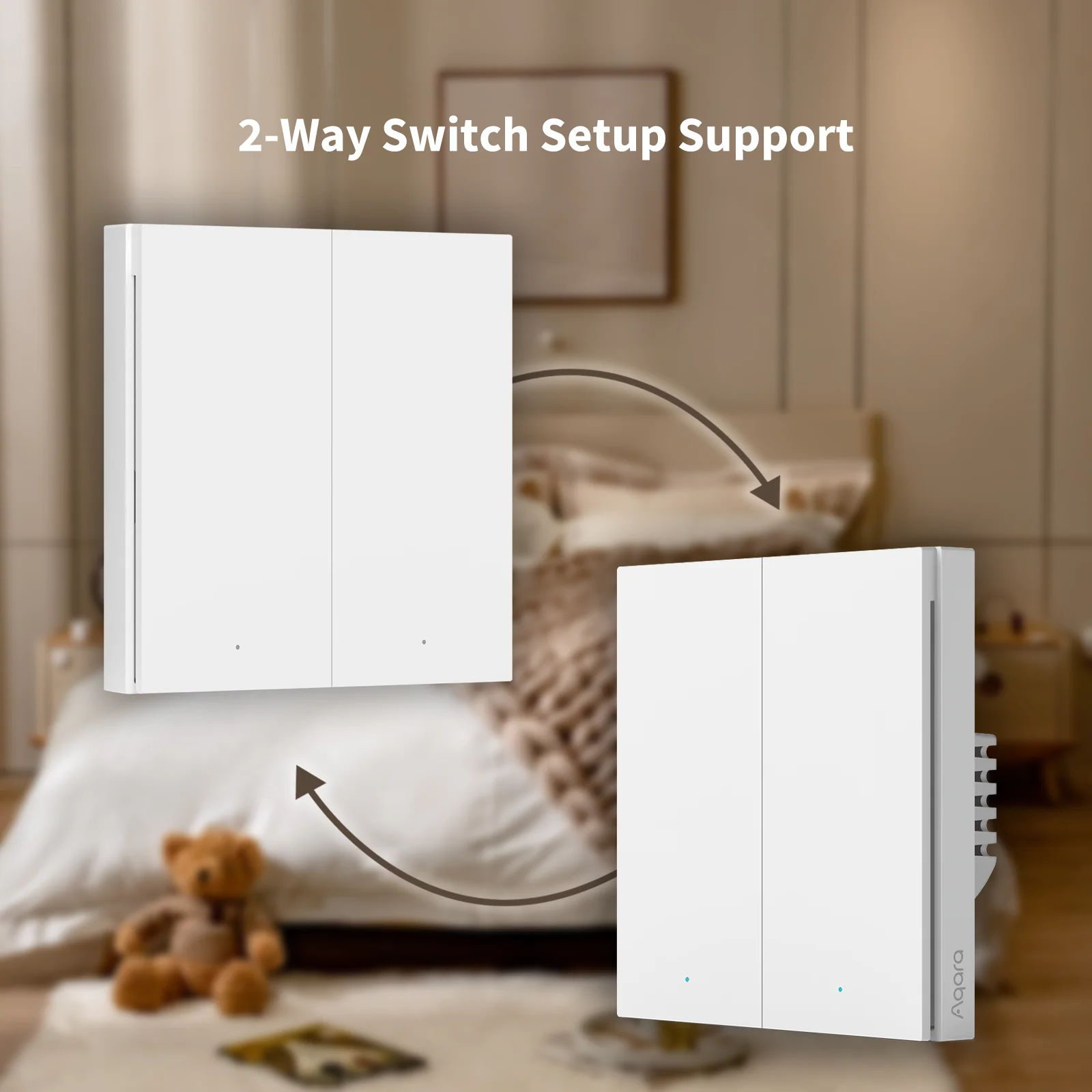 WRS-R02 - AQARA Wireless Switch H1 (Double Rocker) view 3