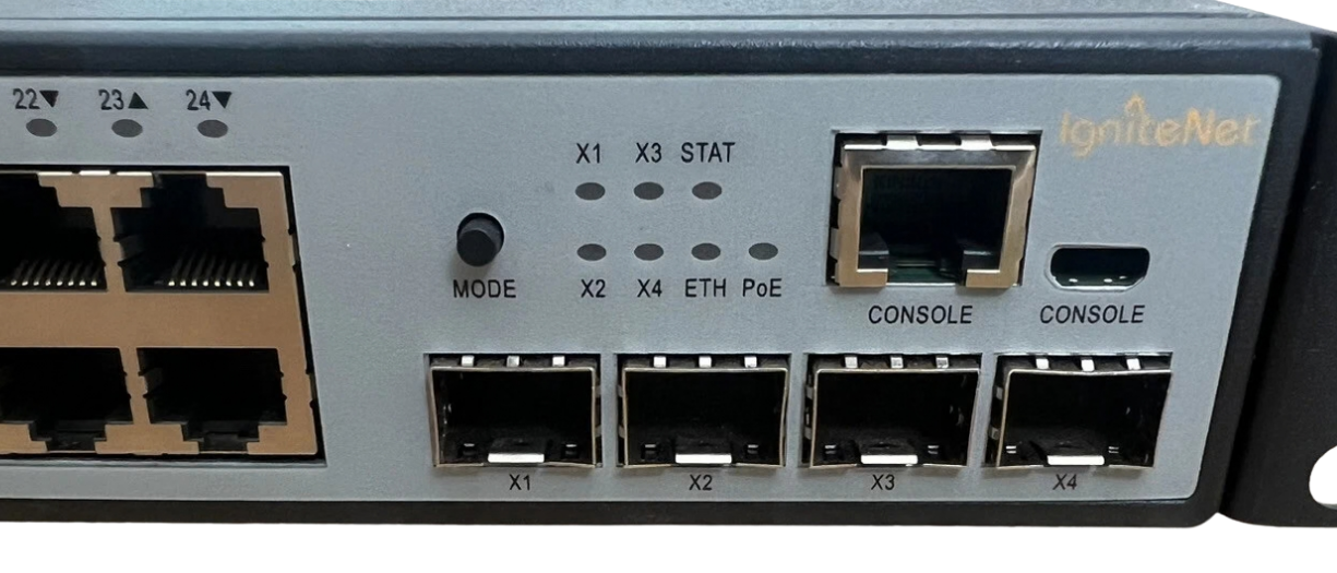FNS-PoE-24 SWITCH view 2
