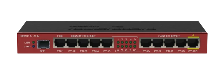 MikroTik RB2011iLS-IN Gigabit Router (RB2011iLS-IN)