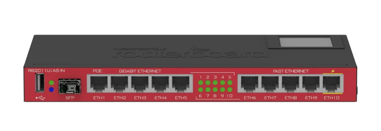 MikroTik RB2011UiAS-IN Gigabit Router (RB2011UiAS-IN)