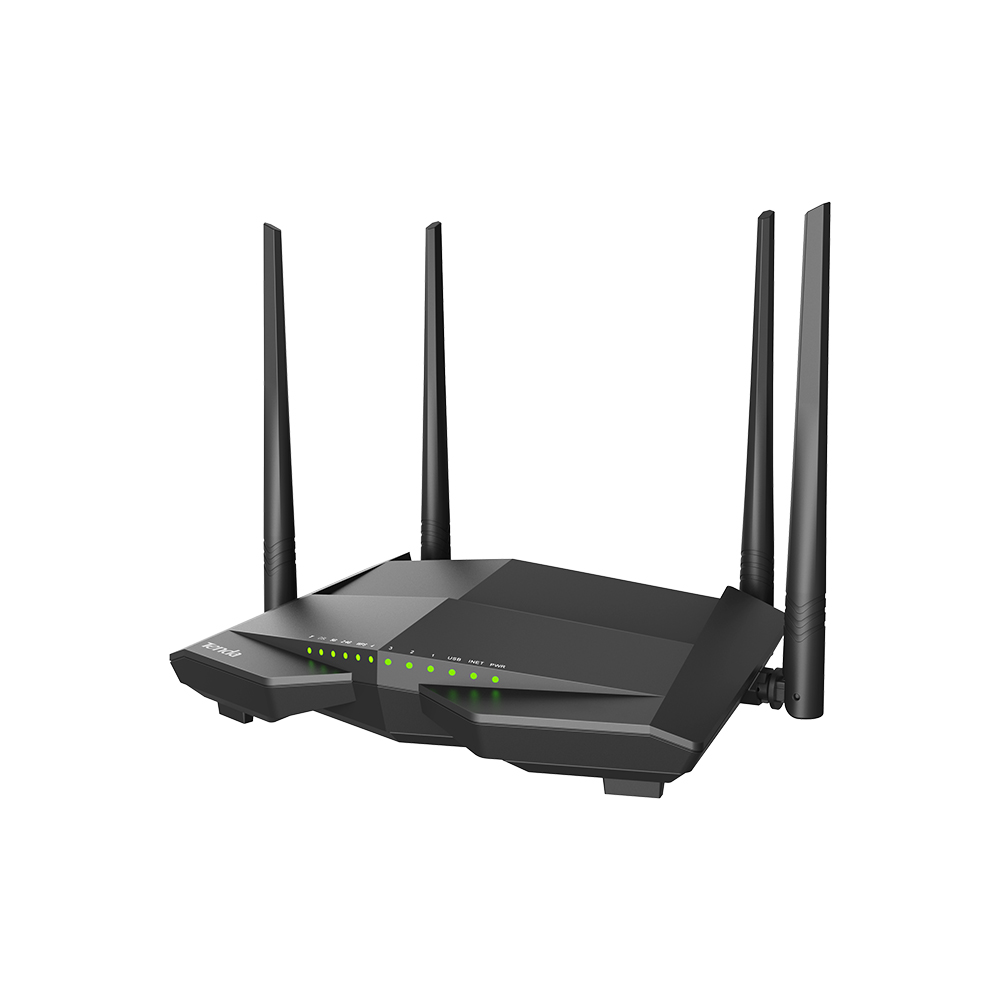 TENDA v12 AC1200 Dualband Wi-Fi Gigabit VDSL/ADSL Modem Router view 2