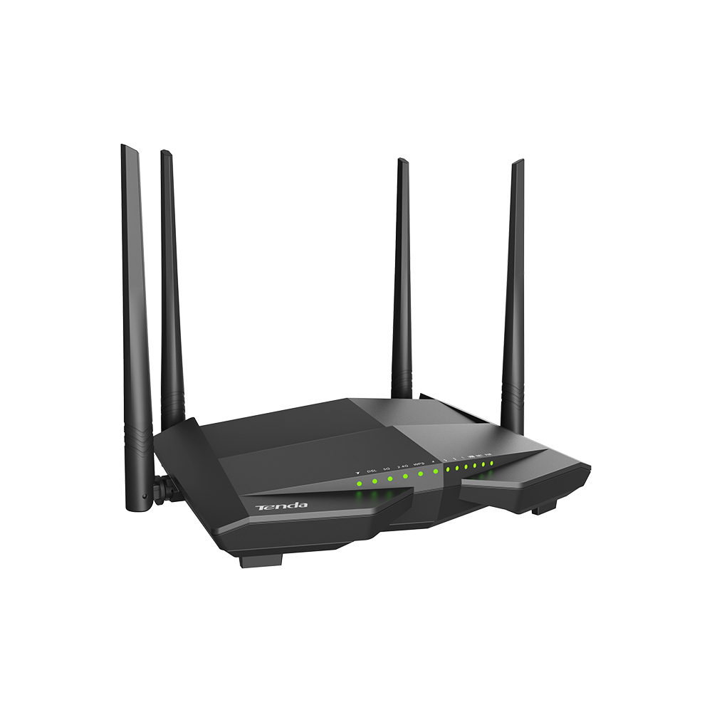 TENDA v12 AC1200 Dualband Wi-Fi Gigabit VDSL/ADSL Modem Router view 3
