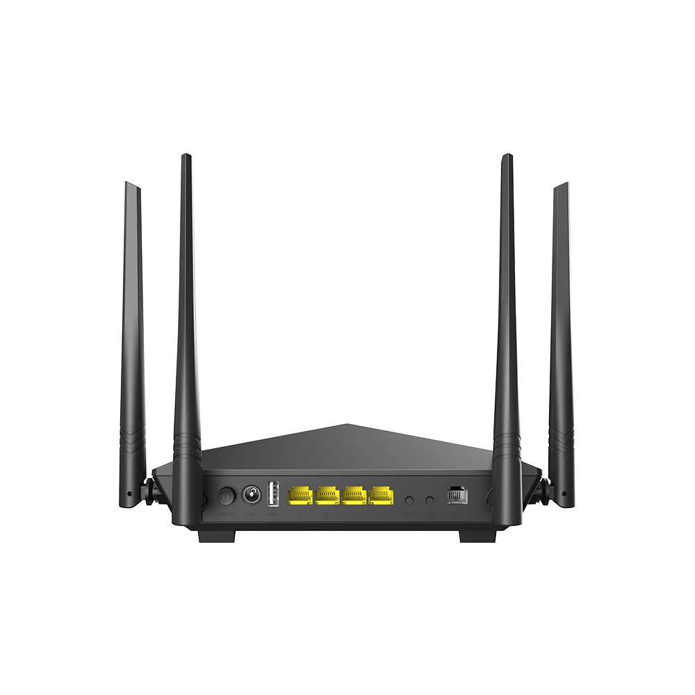 TENDA v12 AC1200 Dualband Wi-Fi Gigabit VDSL/ADSL Modem Router view 4