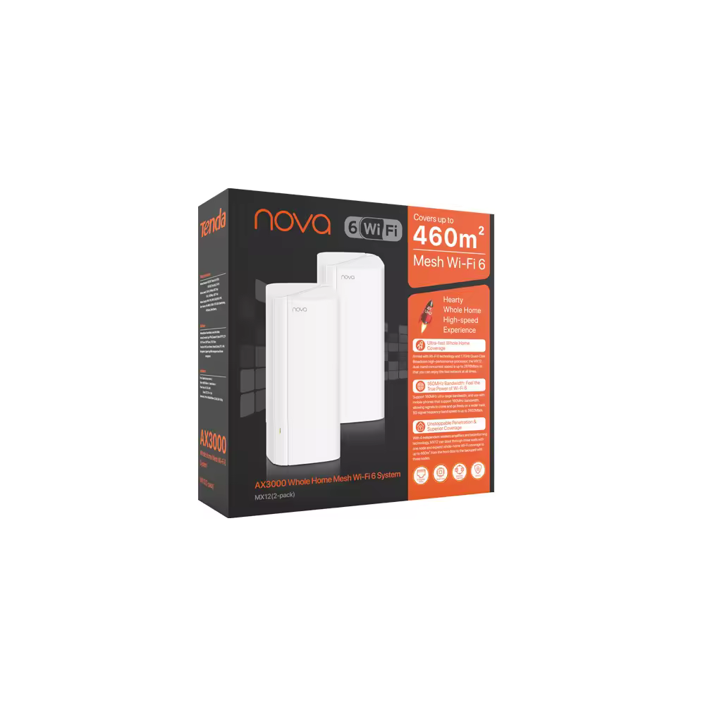 TENDA MX12-2-PACK AX3000 Dualband Mesh Router view 4