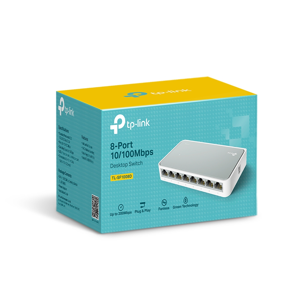 TPLINK TL SF1008D 8 PORT 10/100 SWITCH view 3