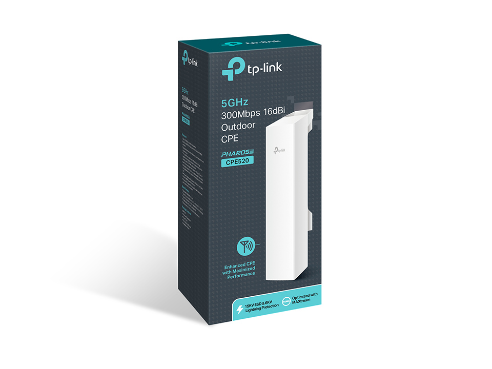 TP-LINK CPE520 5GHZ 300 MBPS 16 DBI CPE view 4