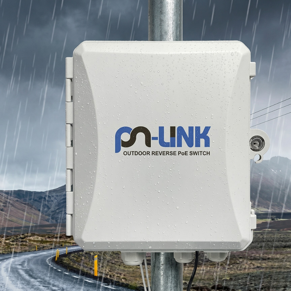 PN LINK Gigabit Reverse PoE Switch view 2