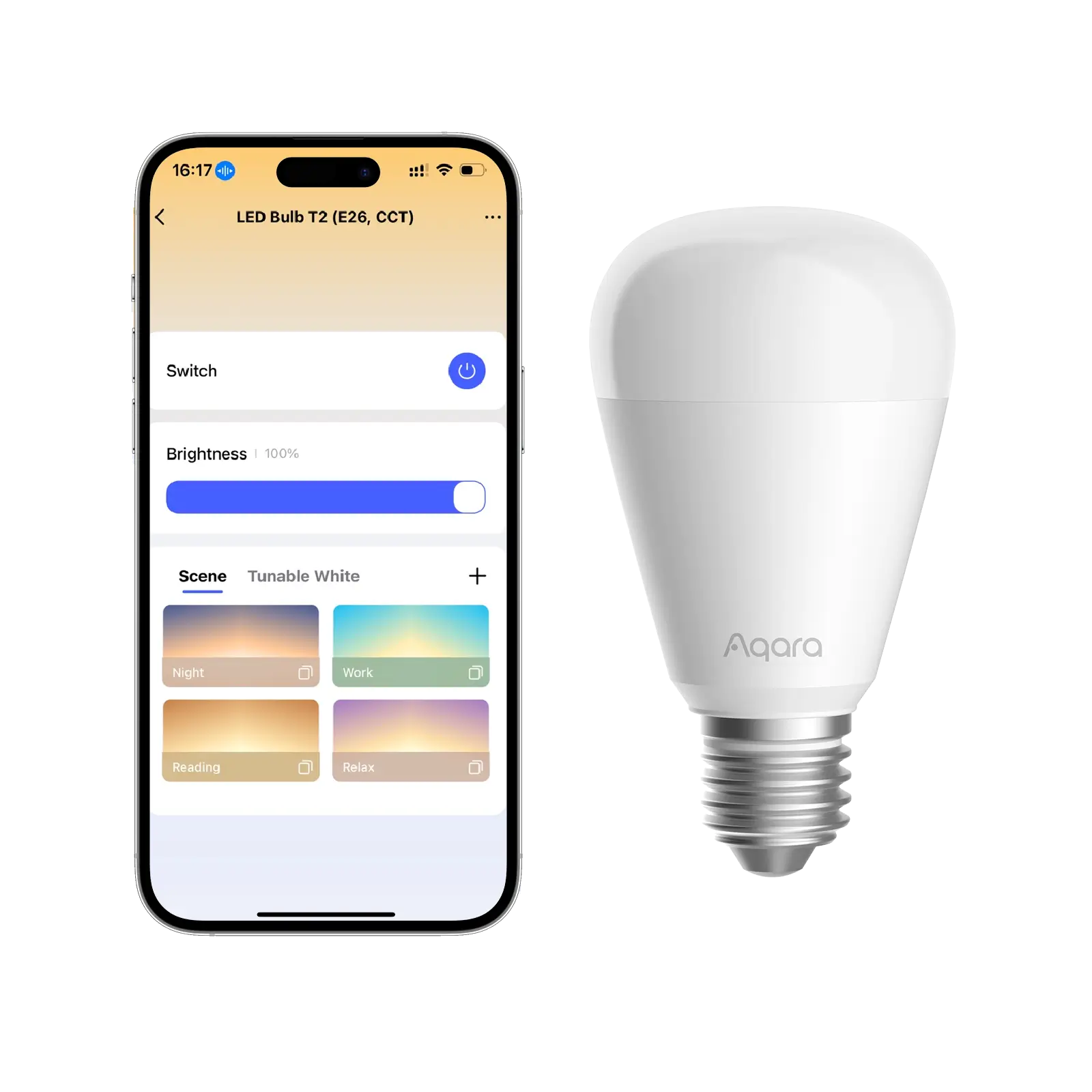 LB-L02E - LED Bulb T2 (CCT, E27)