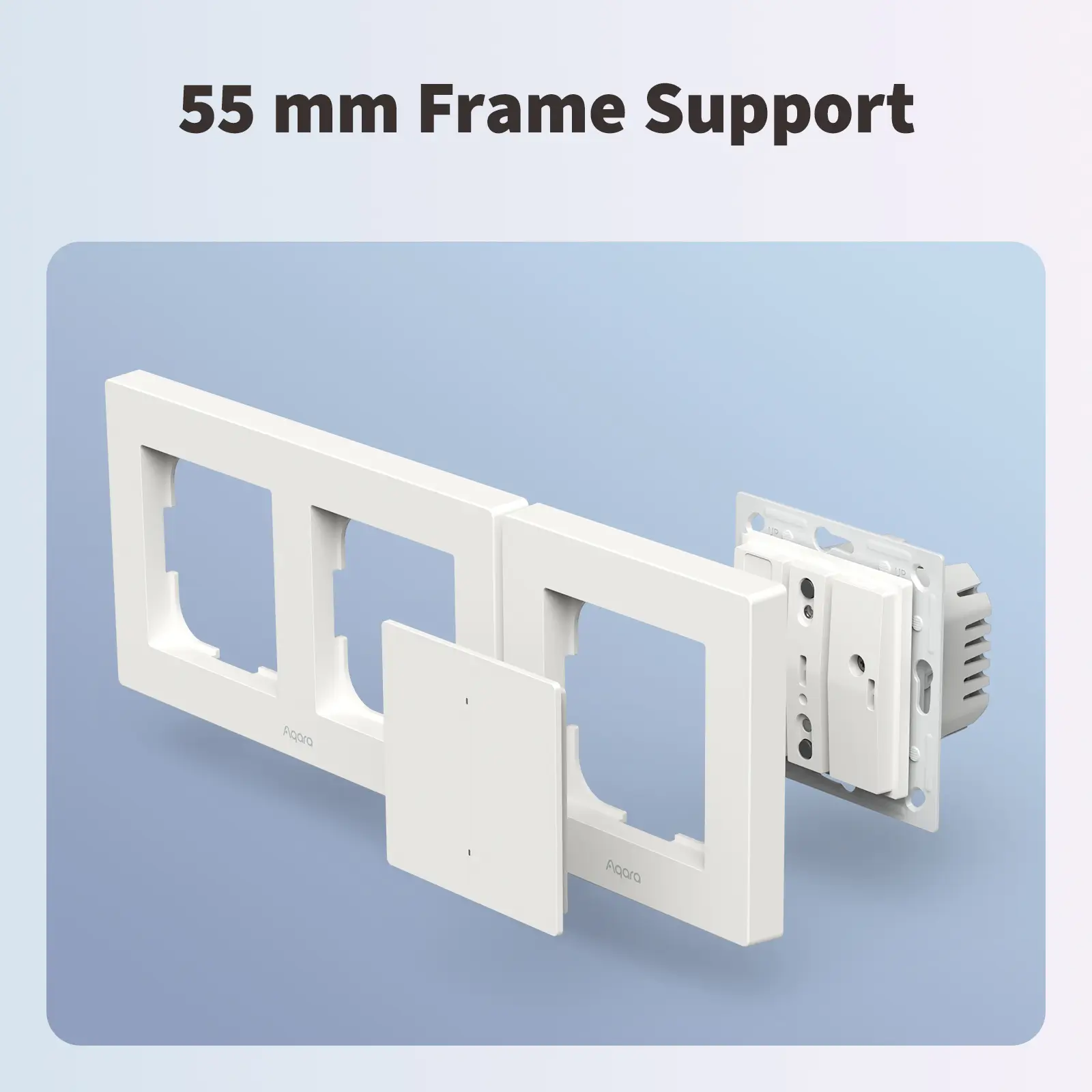 WS-K07D - Light Switch H2 EU (2 tuş, 1 Canal) - Offline view 3