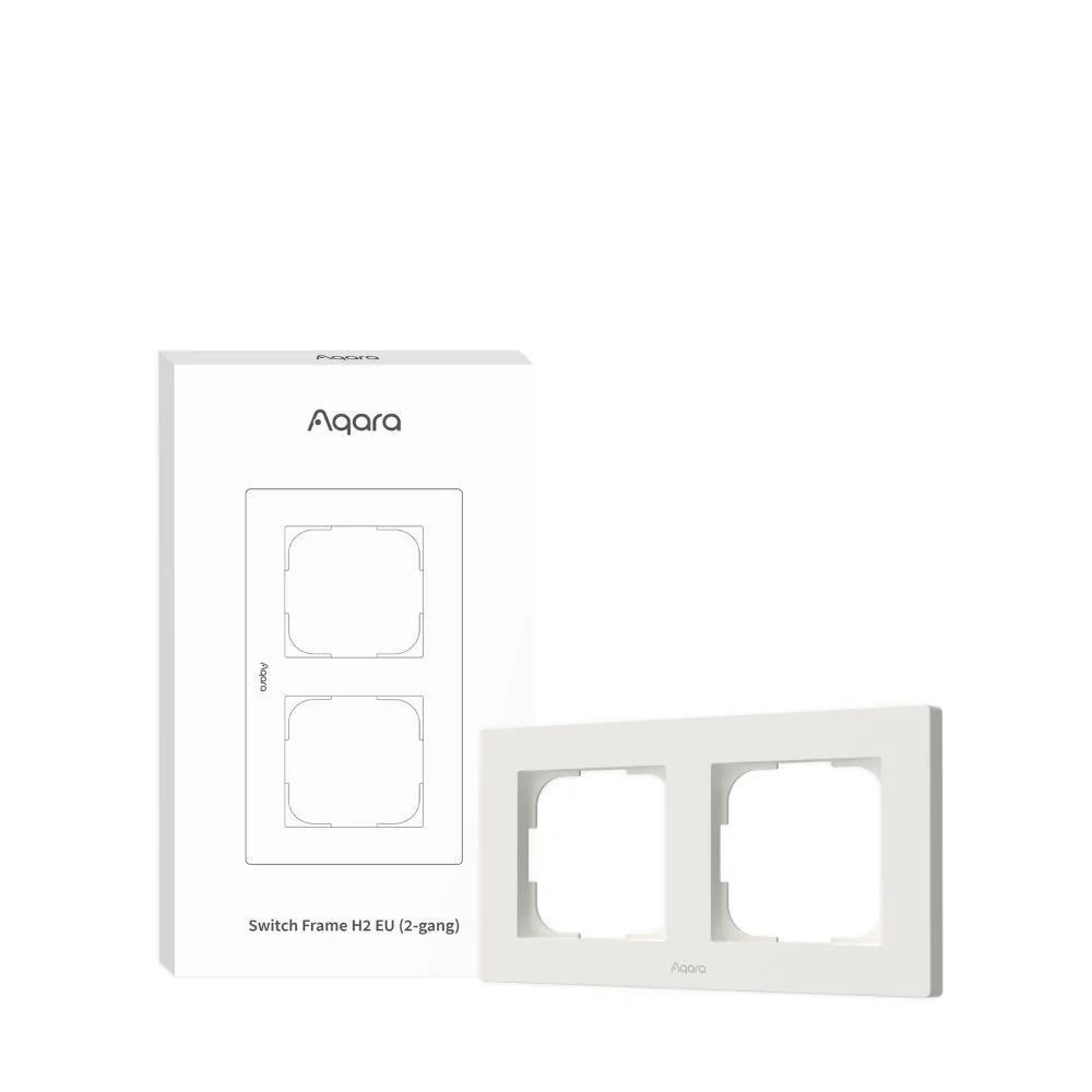 FE-X01D - Switch Frame H2 EU (2-gang) Beyaz view 2