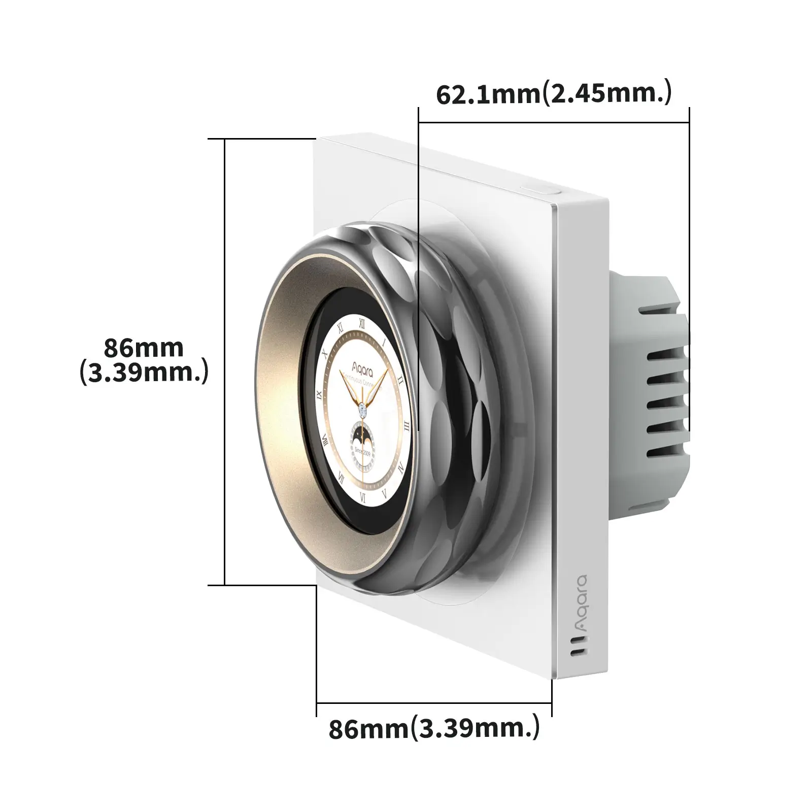DS-K01D - Touchscreen Dial V1 EU view 2