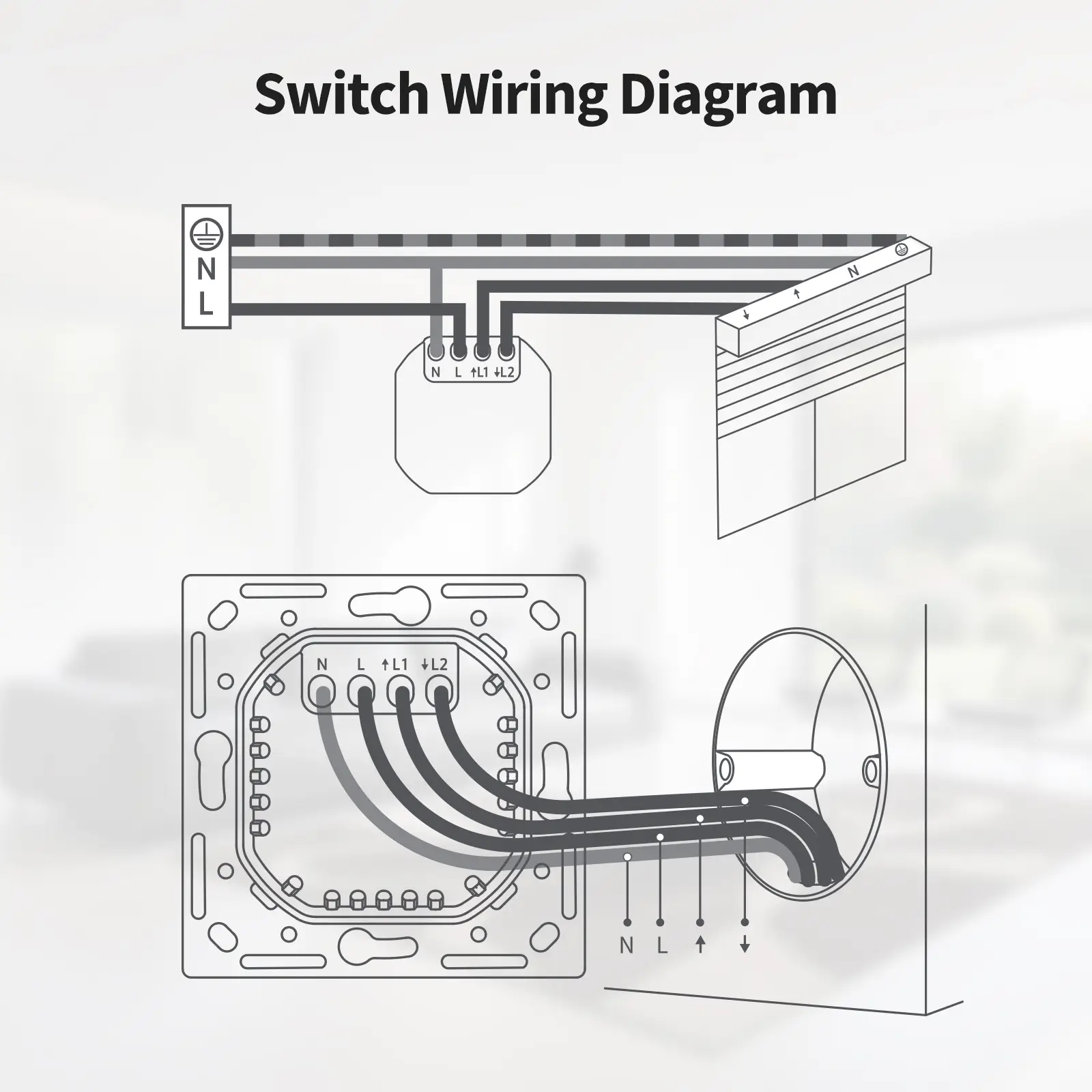 DS-K02D - Shutter Switch H2 EU   view 3