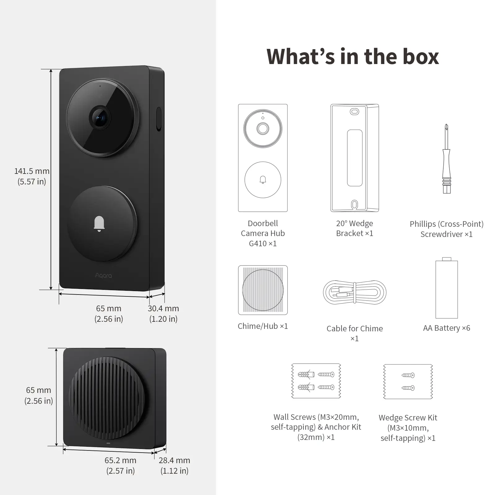 CH-C09D - Doorbell Camera Hub G410 Select(Siyah, Offline) view 4