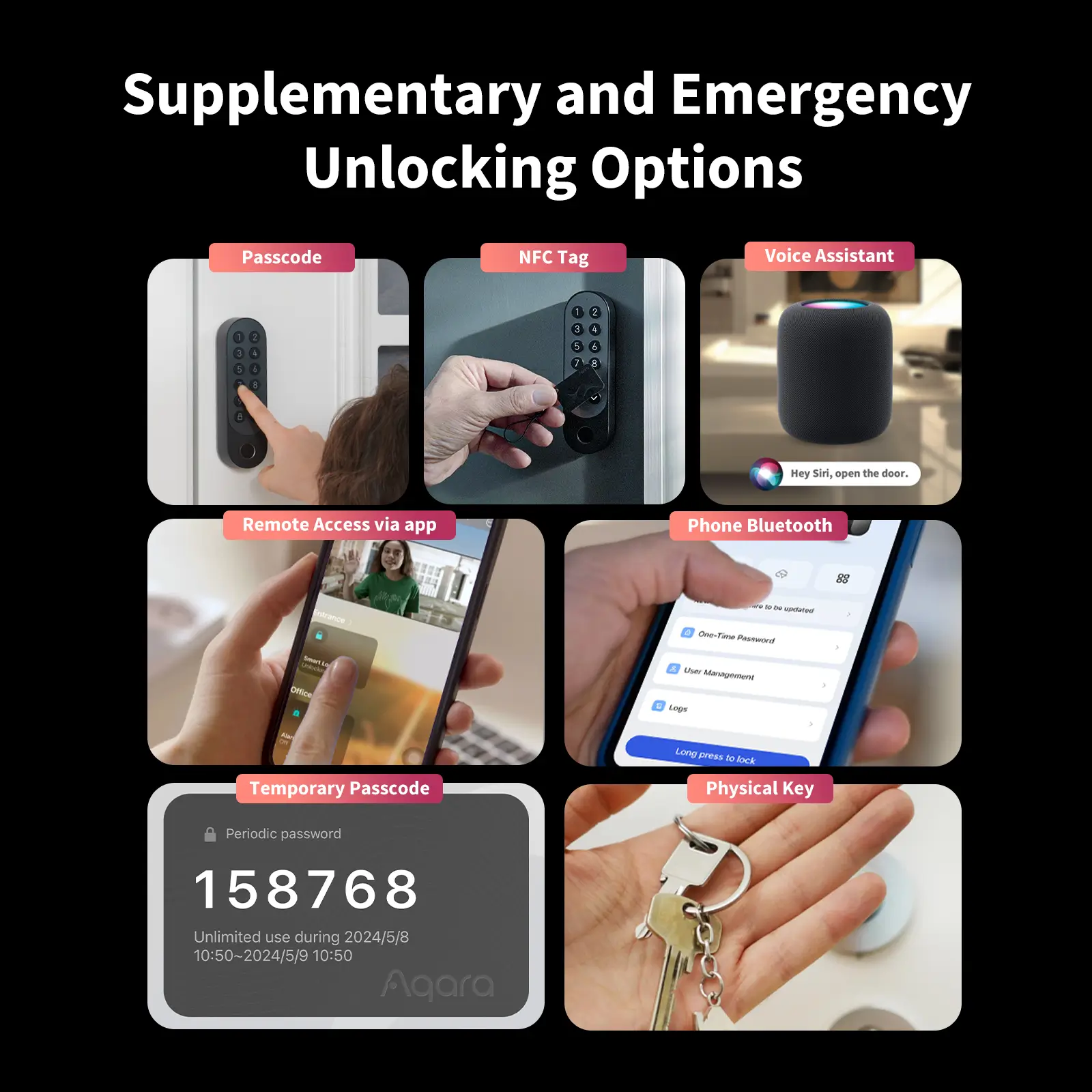 EL-D02D - Smart Lock U200 (Silver) view 7