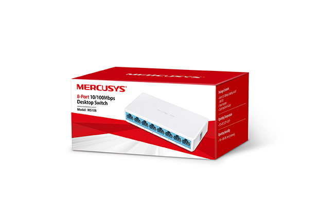 TP-LINK MERCUSYS MS108 8 PORT 10/100 SWITCH view 2