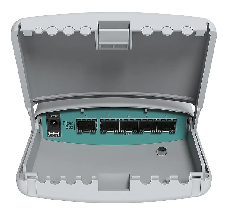 MikroTik FiberBox Dış Ortam IP54 5x SFP Port Switch (CRS105-5S-FB) view 4