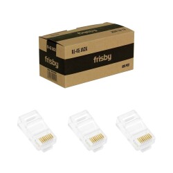 FRISBY FNW-RJ4519N RJ45 UTP 100 ADET KONNEKTOR view 2