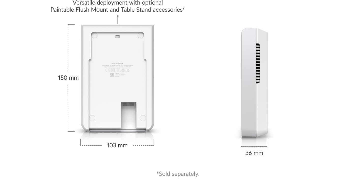 Ubiquiti UniFi U7 Pro Wall (U7-Pro-Wall) view 3