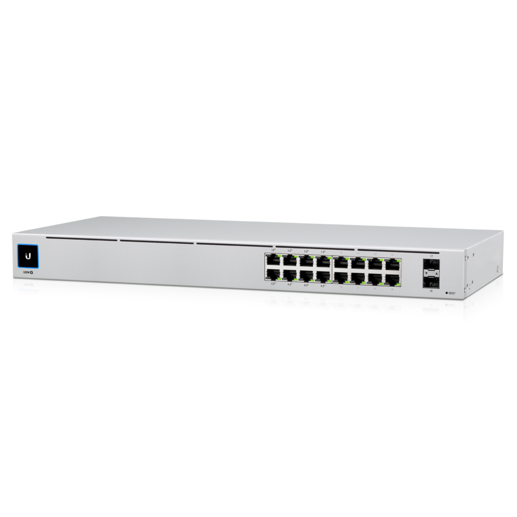 Ubiquiti UniFi Switch 16 PoE (USW-16-PoE) view 2