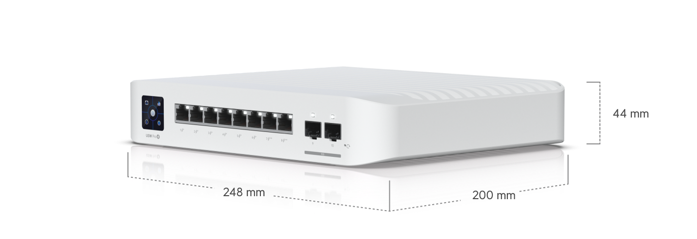 Ubiquiti UniFi Switch Pro 8 PoE (USW-Pro-8-PoE) view 3