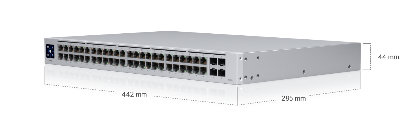 Ubiquiti UniFi Switch 48 PoE (USW-48-PoE) view 3