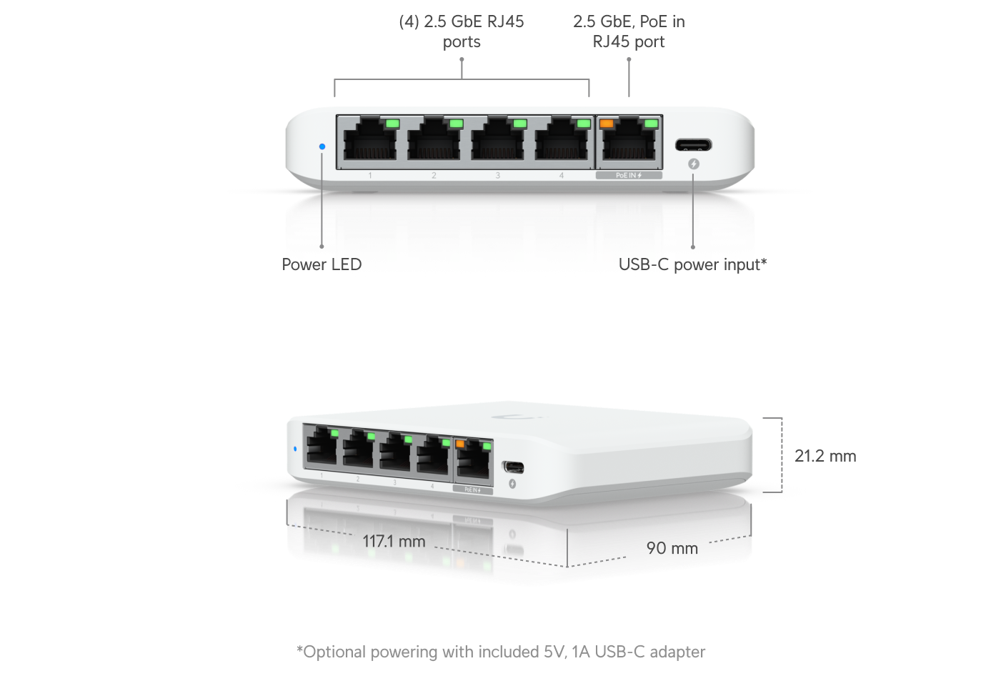 Ubiquiti UniFi Switch Flex Mini (USW-Flex-Mini) view 2