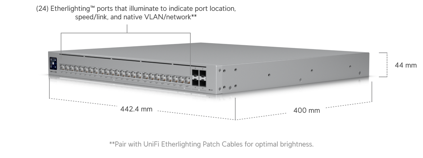 Ubiquiti UniFi Switch Pro HD 24 PoE (USW-Pro-HD-24-PoE) view 3