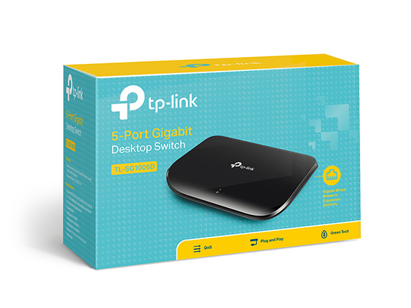 TP-LINK TL-SG1005D 5 PORT 10/100/1000 GBIT SWITCH view 6
