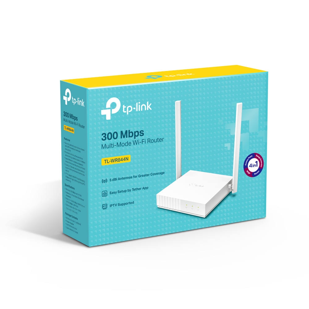 TP-LINK TL-WR844N 300MBPS MULTİ-MODE WI-FI ROUTER view 4