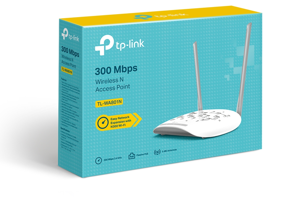 TPLINK TL-WRA801ND 300 MBPS 1 PORT AP view 3