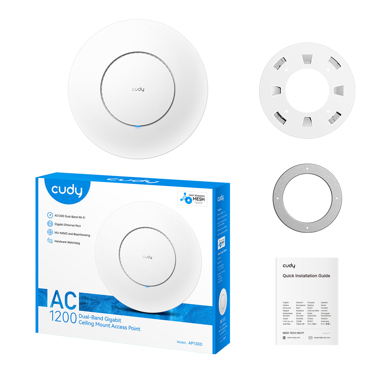 Cudy AP1300 - AC1200 Wi-Fi Gigabit Access Point view 6