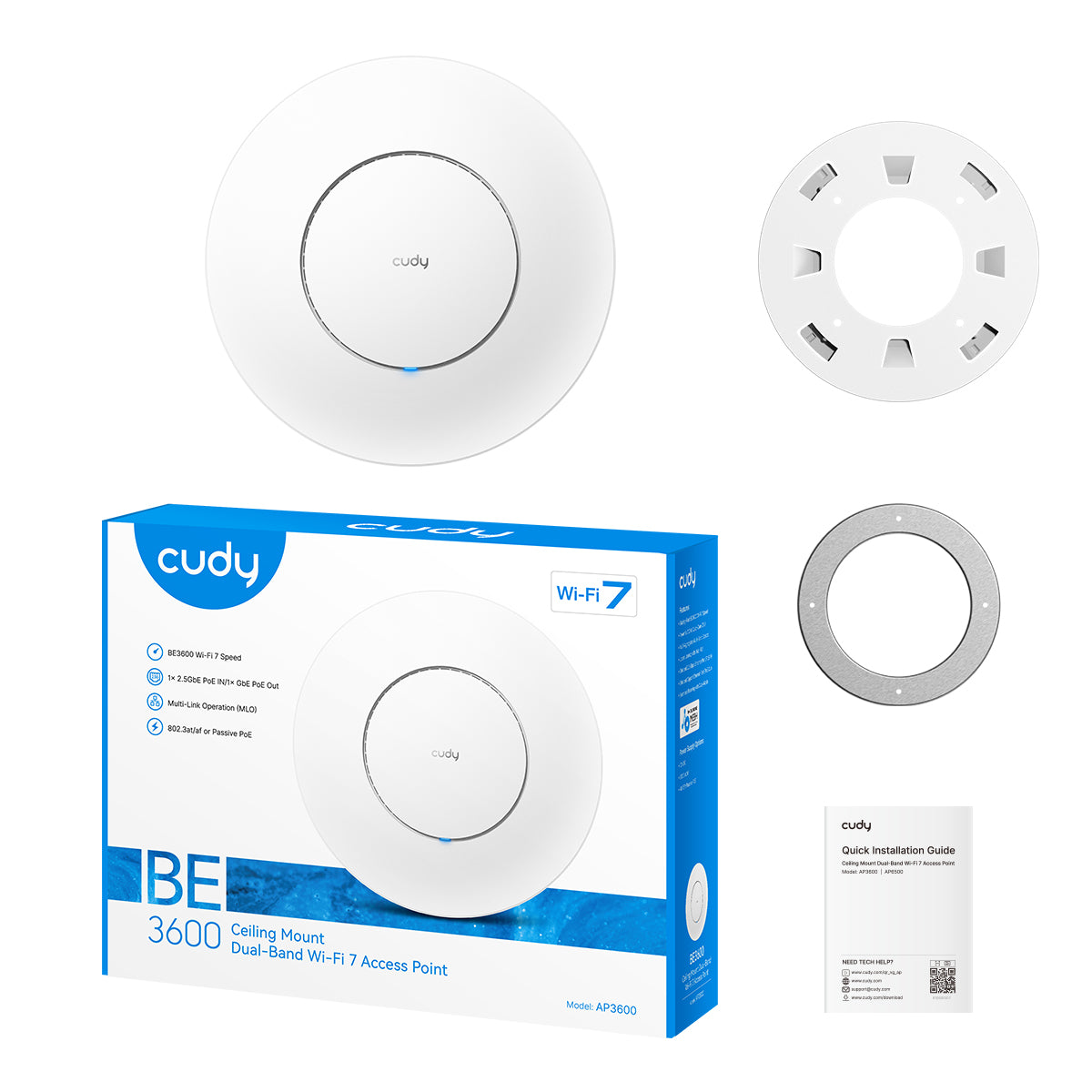 Cudy AP3600_P - BE3600 Wi-Fi 7 2.5G Access Point view 5
