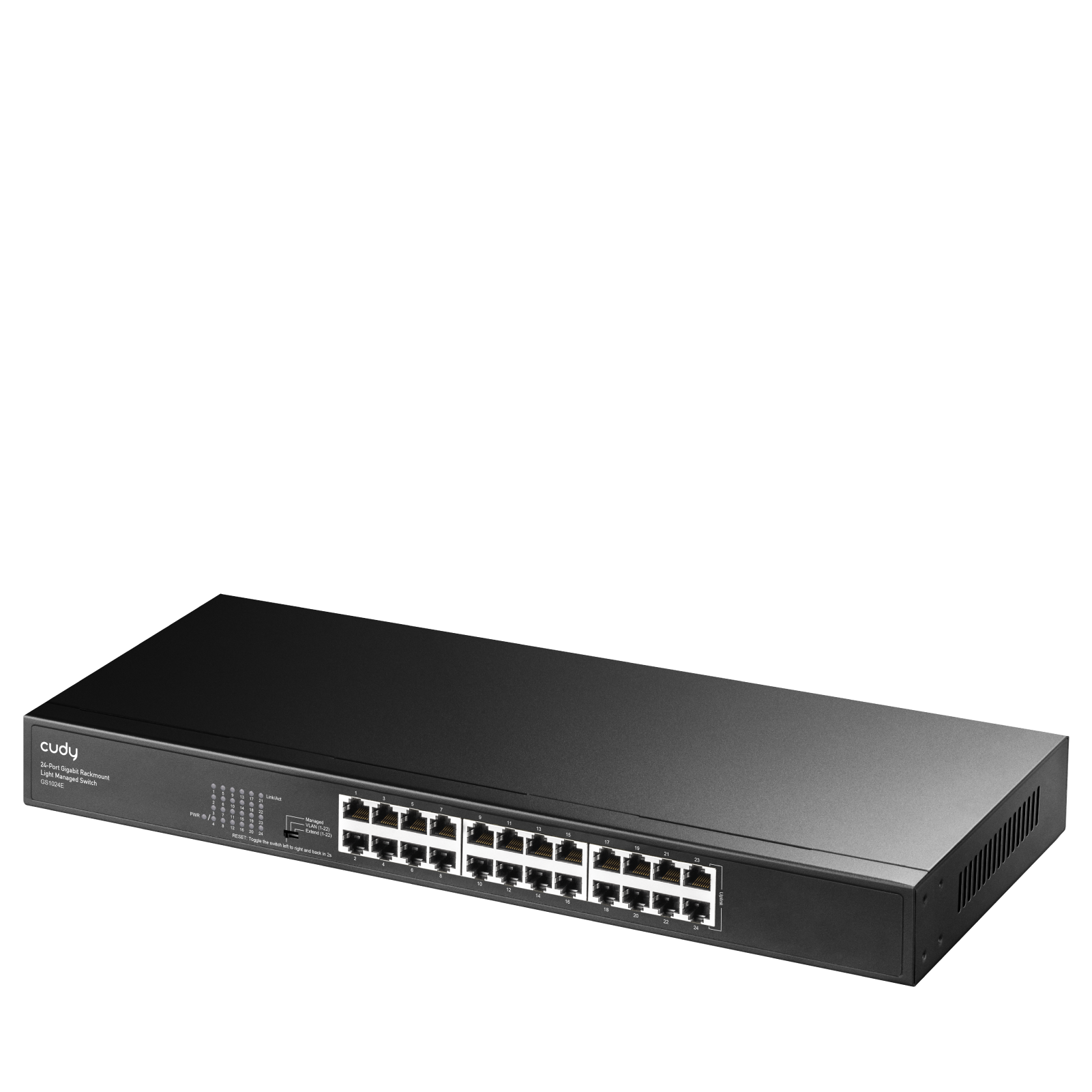 Cudy GS1024E - 24-Port Gigabit Rackmount Light Managed Switch view 2
