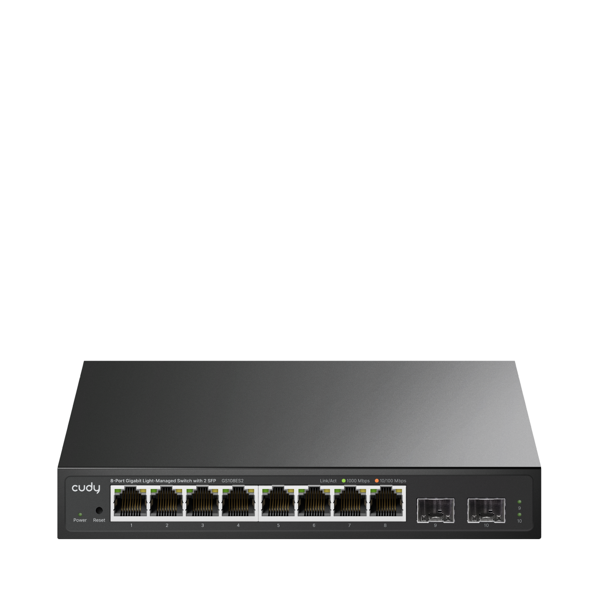 Cudy GS108ES2 - 8-Port Gigabit Light Managed Switch with 2 SFP