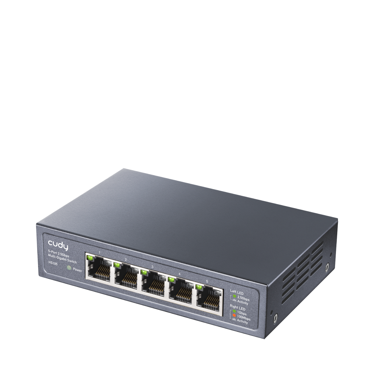 Cudy HS105 - 5-Port 2.5G Metal Switch view 2