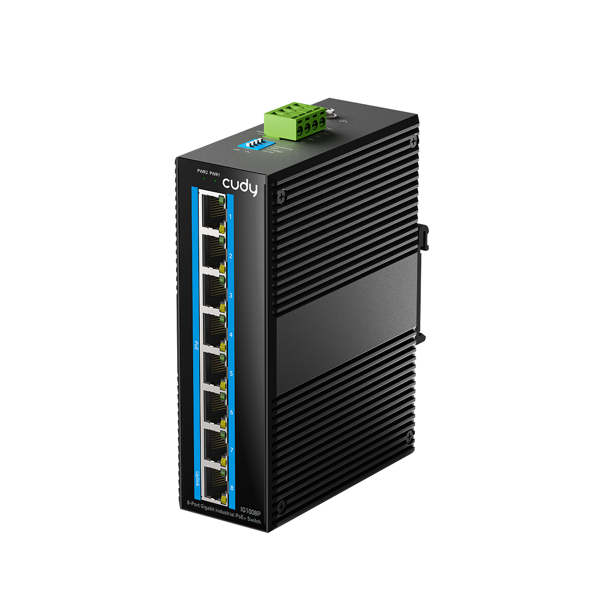 Cudy IG1008P - 8-Port Gigabit Industrial PoE+ Switch