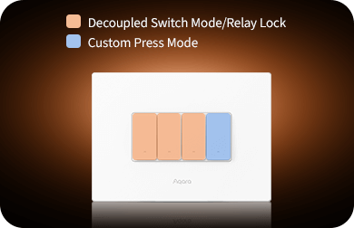 WS-K14D - Light Switch H2 Horizontal(4 Tuş, 3 Kanal) view 3