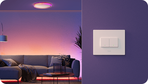 WS-K13D - Light Switch H2 Horizontal (2 Tuş, 2 Kanal) view 4