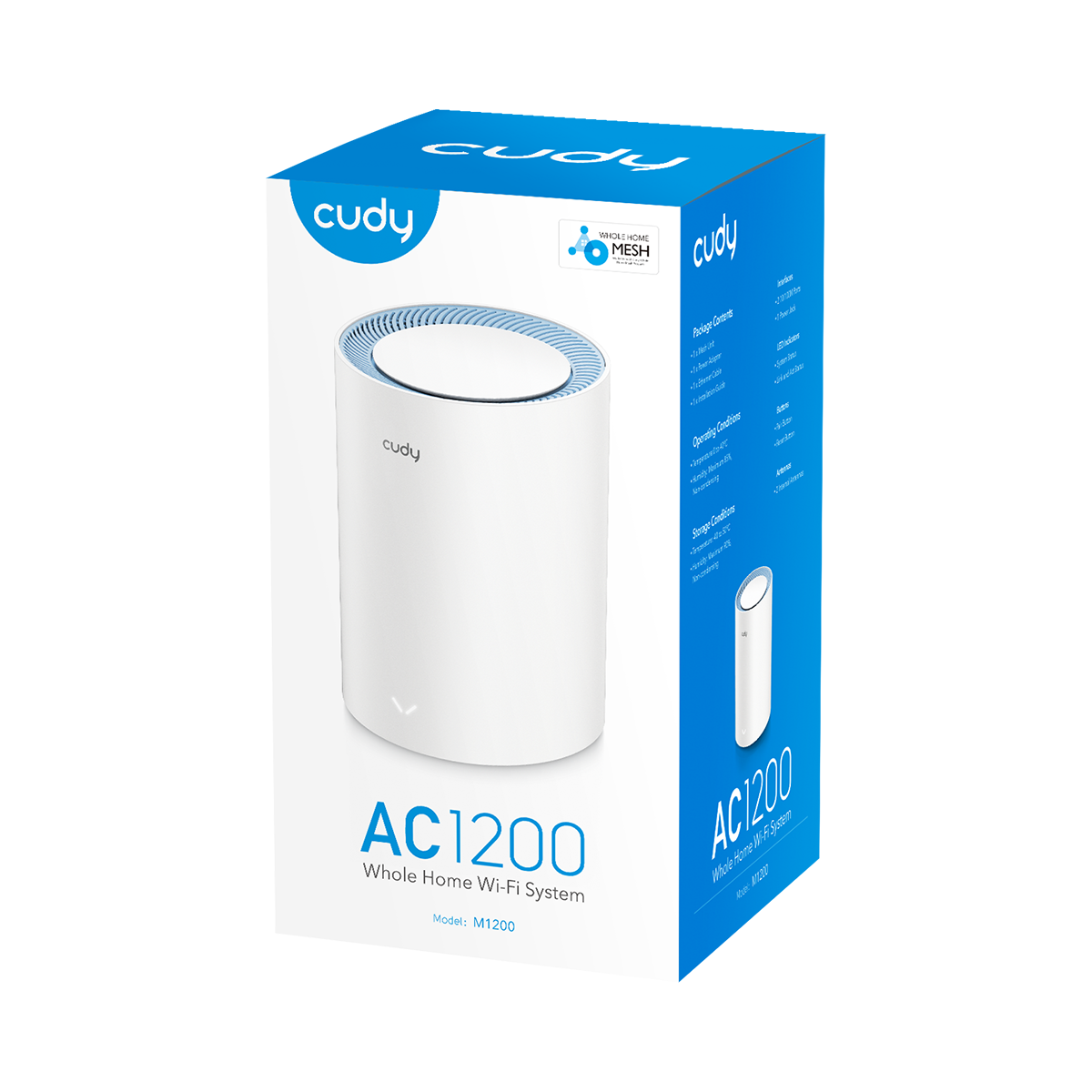 CUDY M1200(1-Pack) - AC1200 Wi-Fi Mesh Solution view 4