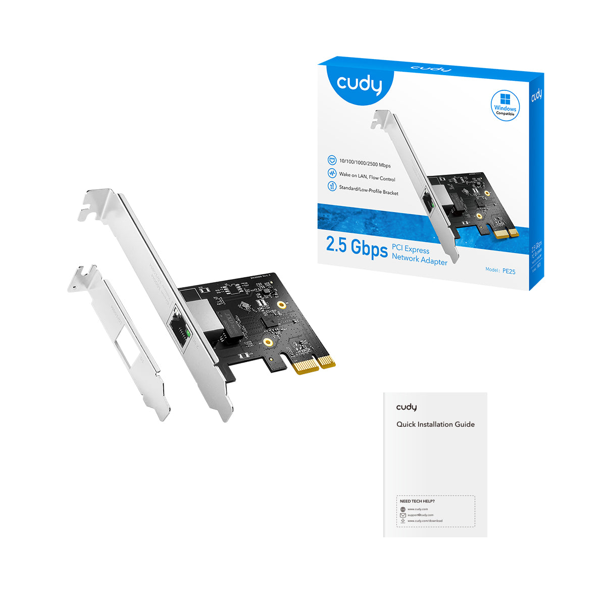 Cudy PE25 - 2.5G PCI Express Adapter view 3