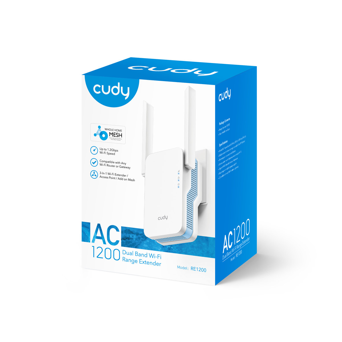 Cudy RE1200 - AC1200 Wi-Fi Mesh Repeater view 5