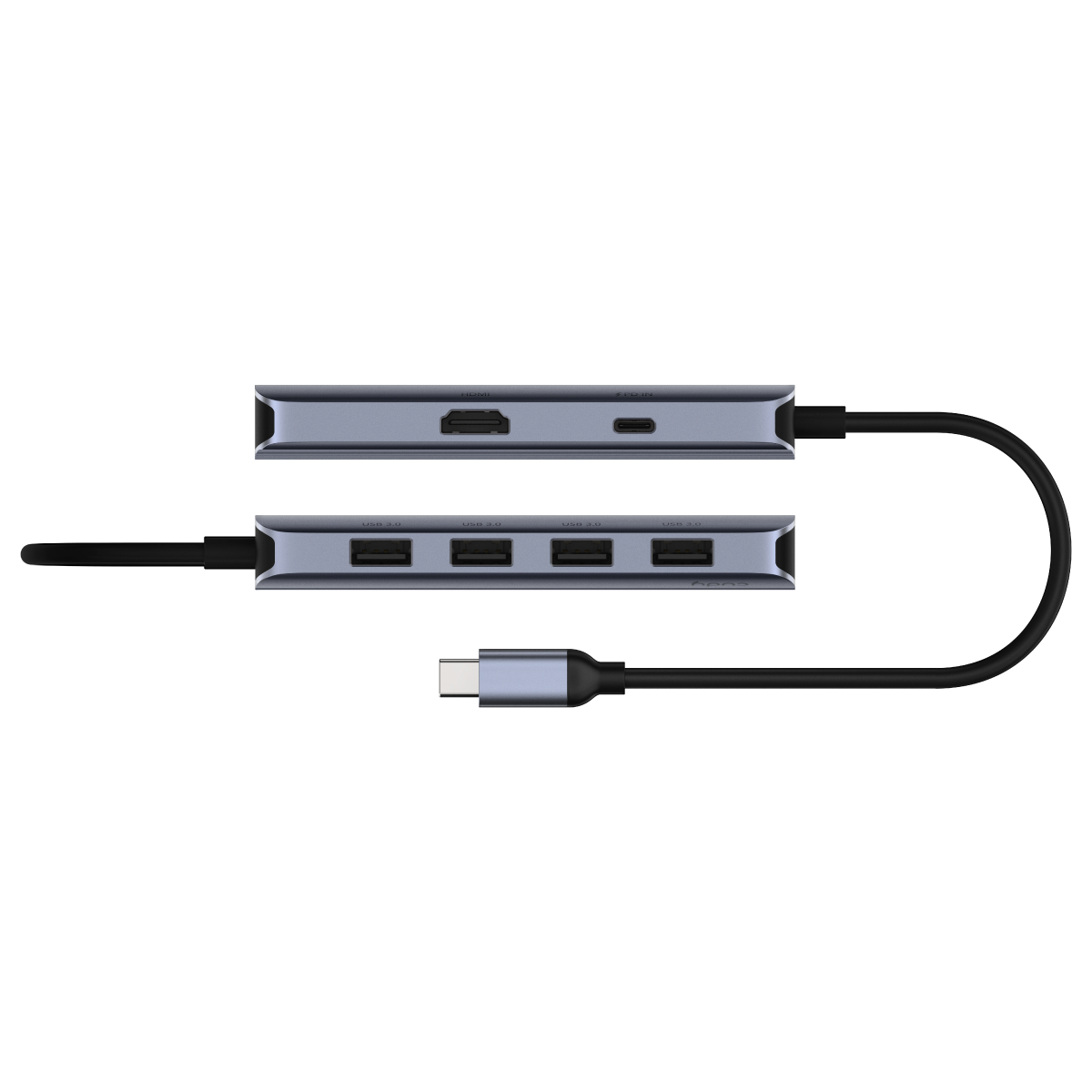 Cudy UH500 - 6-IN-1 USB-C Hub with 4K HDMI view 3
