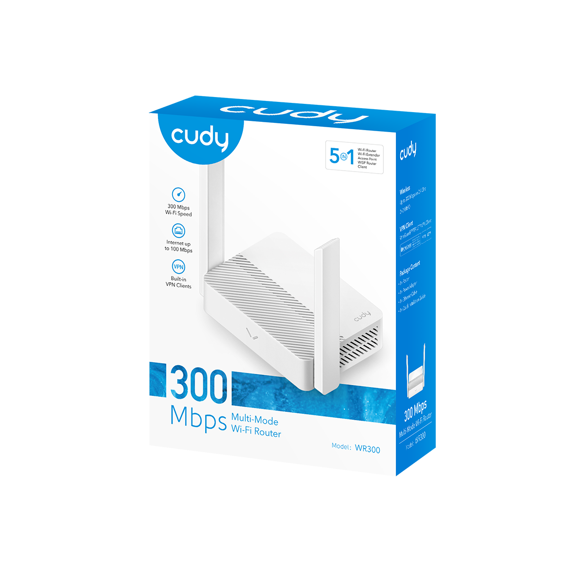 CUDY WR300 - N300 Wi-Fi Router view 7