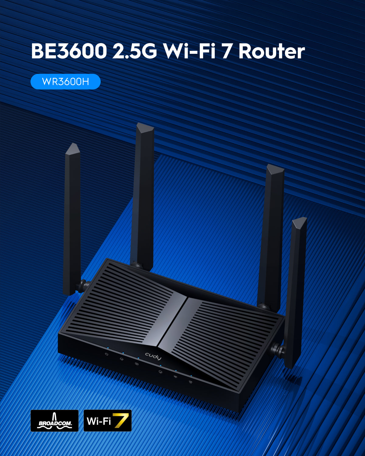 Cudy WR3600H - BE3600 2.5G Wi-Fi 7 Mesh Router view 7