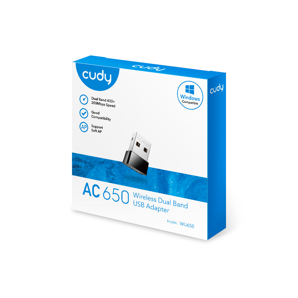 Cudy WU650 - AC650 Wi-Fi Nano USB Adapter view 4